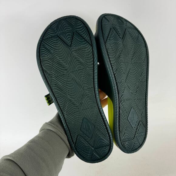 Chaco Chillos Slide Sandals Men\'s 14 Evergreen Ladder Lock Buckle Slip-On main image 6